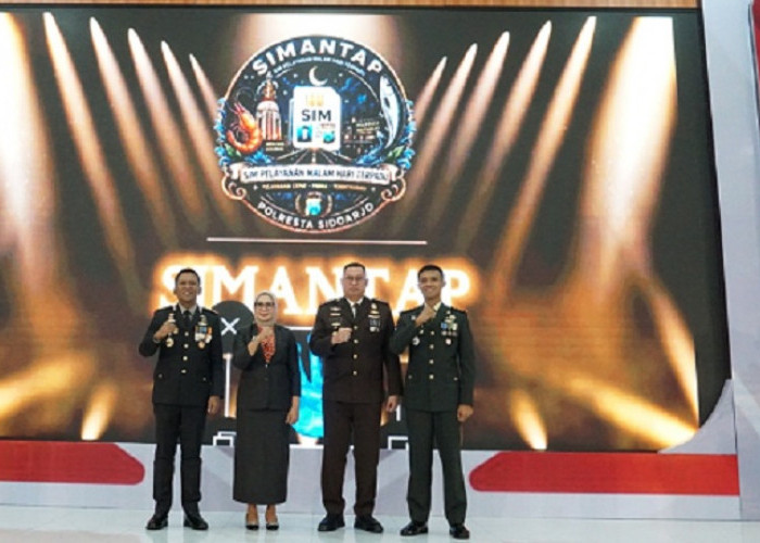 Satlantas Polresta Sidoarjo Launching Inovasi Pelayanan Simantap, Hadirkan Layanan Sim Keliling Malam Hari