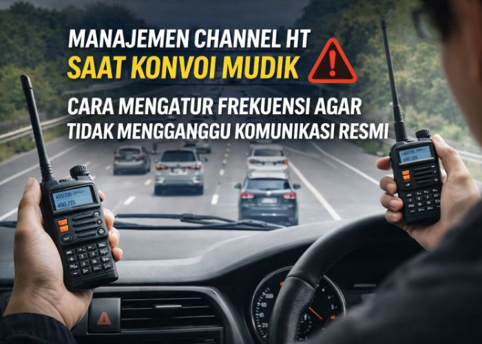 Manajemen Kanal HT Saat Konvoi Mudik: Cara Mengatur Frekuensi agar Tidak Mengganggu Komunikasi Resmi