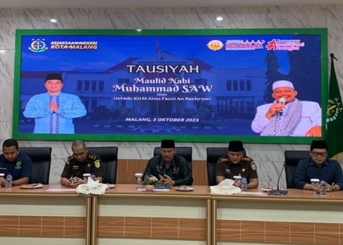 Kejari Kota Malang Gelar Pengajian Peringati Maulid Nabi Muhammad SAW