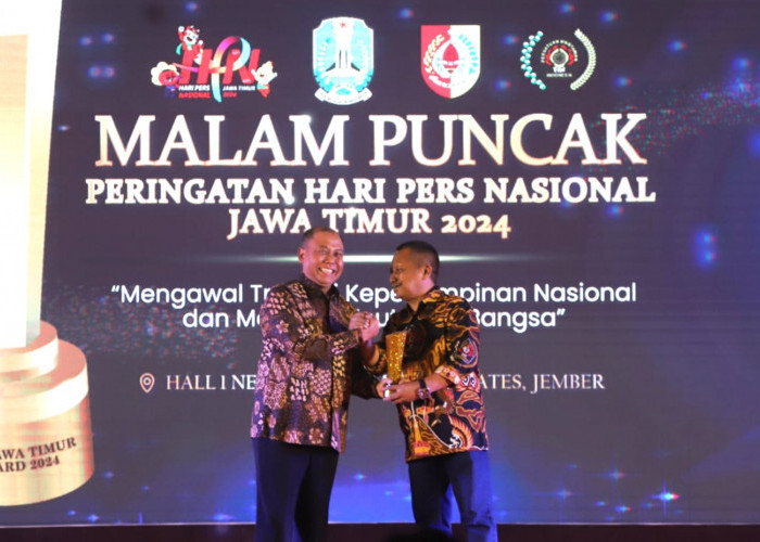 Puncak HPN 2024, Pj Bupati Jombang Raih PWI Award 