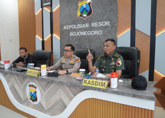 Jelang Nataru, Polres Bojonegoro Gelar Rakor Pengamanan Terpadu