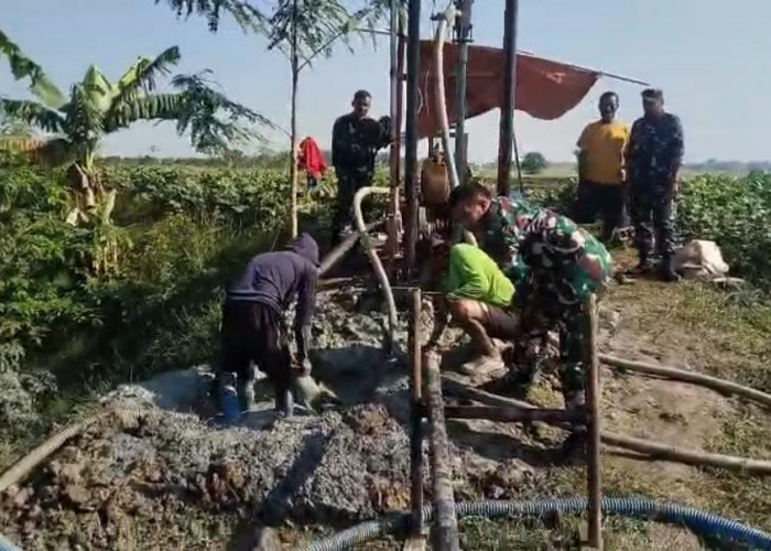 Bakti TNI AD, Sumur Bor di Sarirejo Jawab Krisis Air Bersih Lamongan