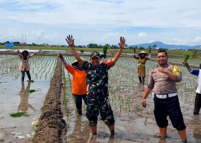 Bhabinkamtibmas Ajak Masyarakat Bersemangat Melestarikan Ketahanan Pangan