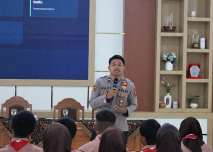 Polres Tulungagung Edukasi Pelajar SMKN 1 Boyolangu Bijak Manfaatkan AI