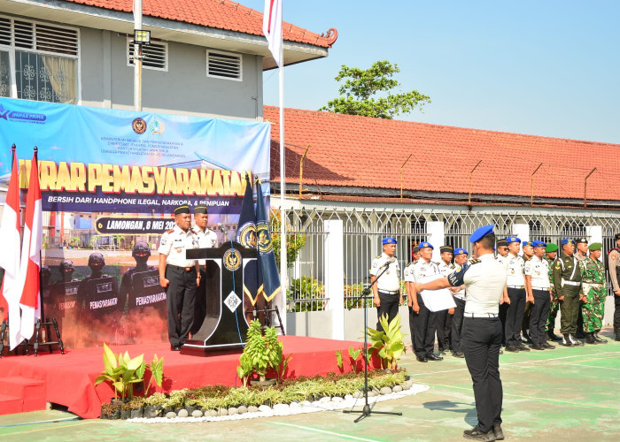 Kalapas Lamongan Ikrar Zero Halinar Bersama APH dan Stakeholder