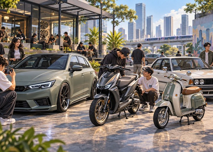 Tren Modifikasi Kendaraan Gen Z: Clean Look, Teknologi Modern hingga Restomod