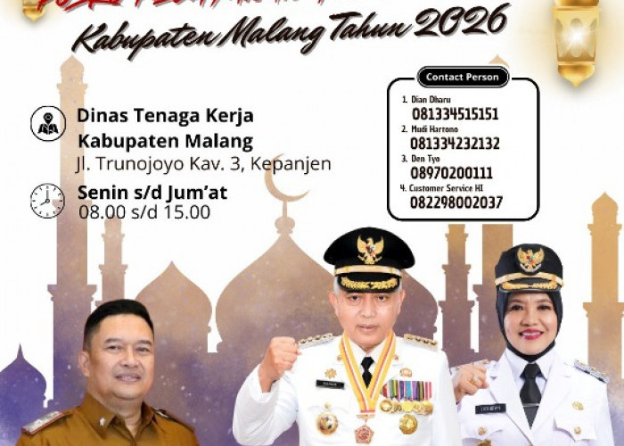 Disnaker Kabupaten Malang Dirikan Posko THR Keagamaan