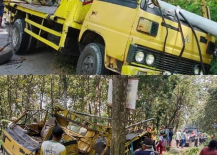Sebulan 12 Kecelakaan di Belokan Petung Clebung, Polres Bojonegoro Pasang Papan Peringatan