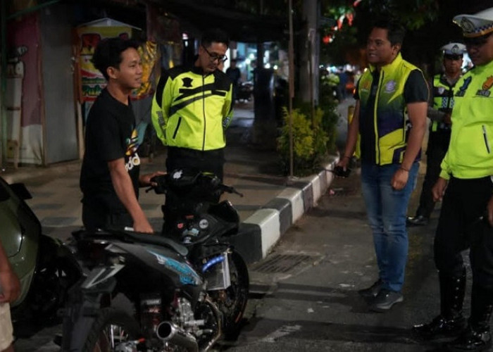 Satlantas Polresta Tuban Tindak 42 Motor Knalpot Brong, Antisipasi Balap Liar