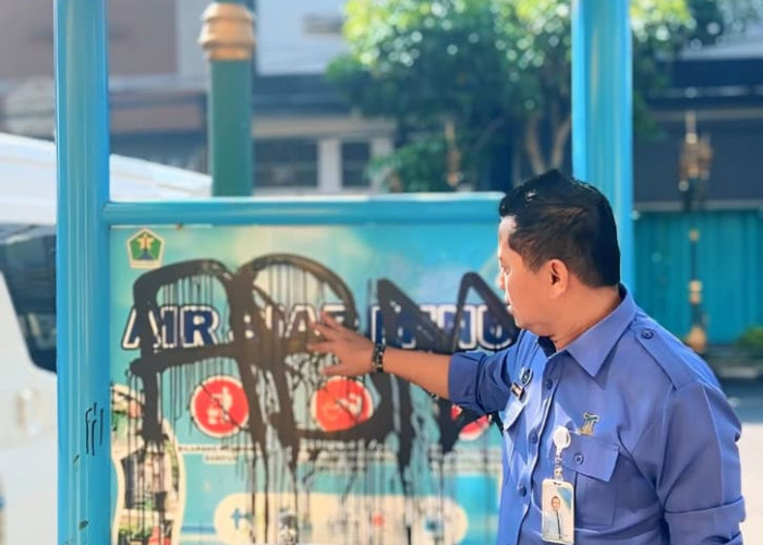 Anjungan Air Siap Minum Tugu Tirta Jadi Sasaran Aksi Vandalisme