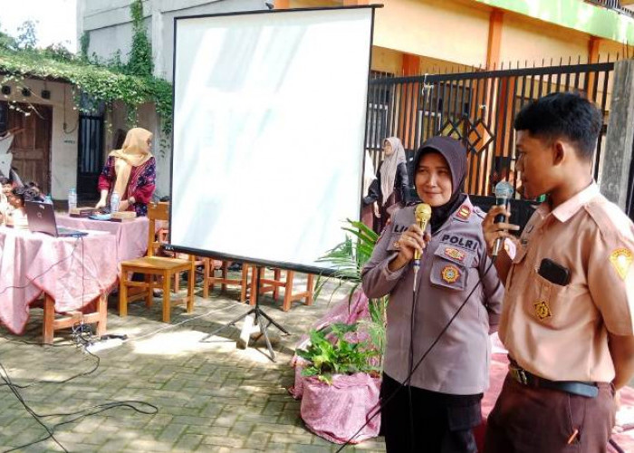 Satbinmas Polres Bangkalan Ajak Siswa SMAN 2 Hindari Kenakalan Remaja