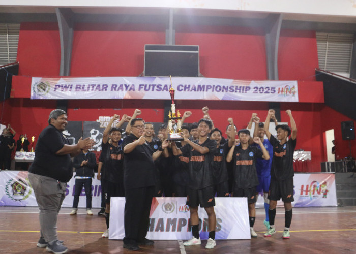 PWI Blitar Raya Futsal Championship 2025 Sukses Digelar, SMAN 1 Srengat Gondol Juara 