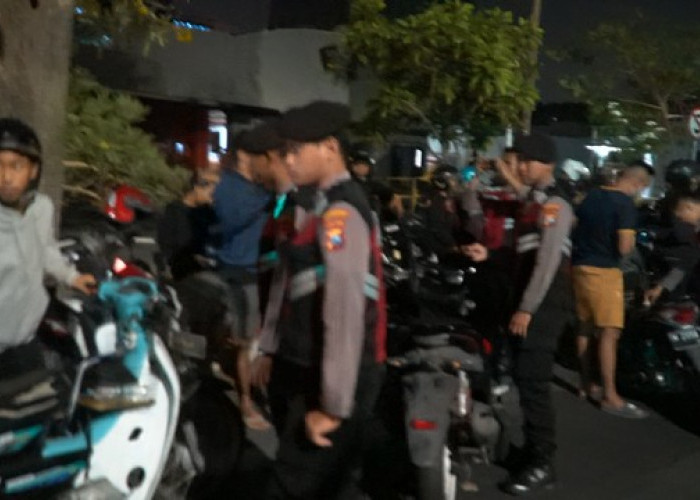 Tertibkan Balap Liar, Polrestabes Surabaya Amankan 110 Motor