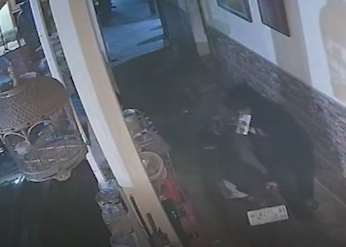Maling Motor di Penjaringan Sari Terekam CCTV, Polsek Rungkut Surabaya Buru Pelaku