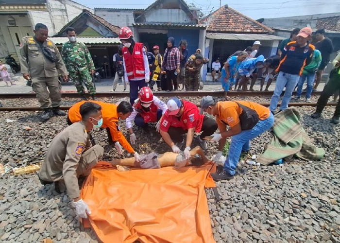 Pria 63 Tahun Tewas Disambar Kereta Api di Perlintasan Sukomanunggal Surabaya