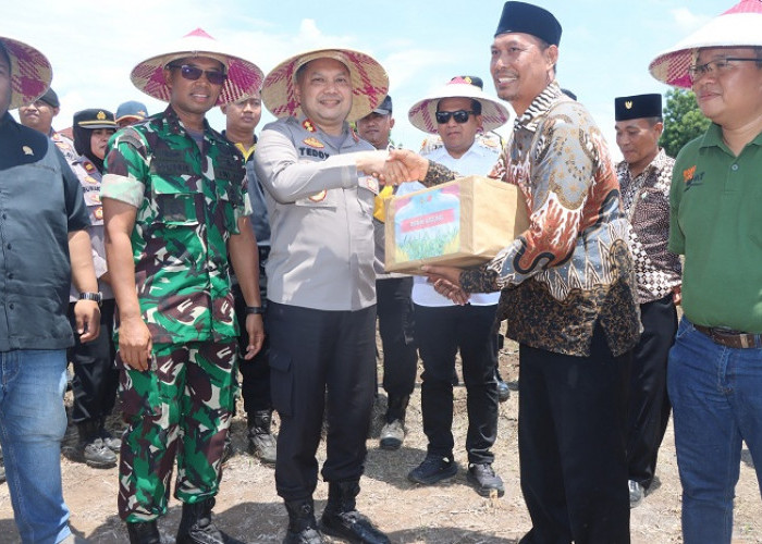 Polres Pasuruan Launching Gugus Tugas Ketahanan Pangan Serentak