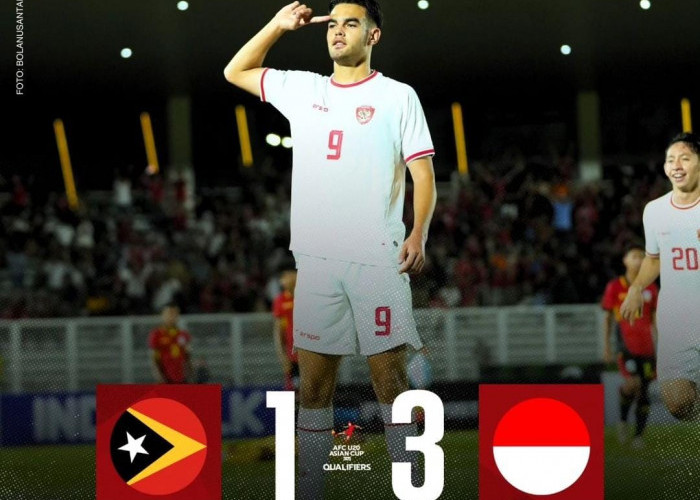 Indonesia U-20 Gasak Timor Leste 3-1