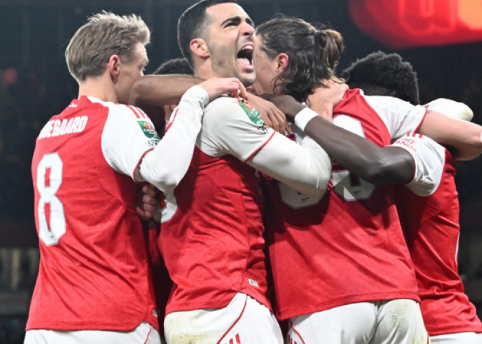 Saliba Optimistis Arsenal Mampu Raih Quadruple Musim Ini