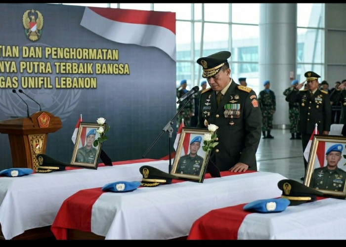 Tiga Prajurit Gugur di Lebanon, KSAD: Mereka Putra Terbaik Bangsa