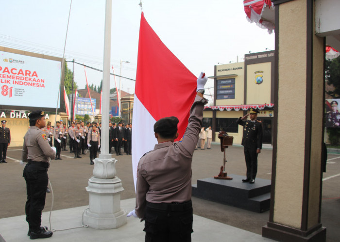 HUT ke-81 RI, Polres Kediri Kota Teguhkan Semangat Nasionalisme dan Pengabdian kepada Masyarakat