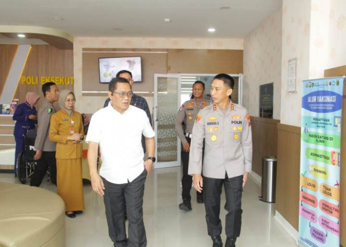 Pererat Silaturahmi, Kapolres Kediri Kota Kunjungi Rumah Sakit Bhayangkara