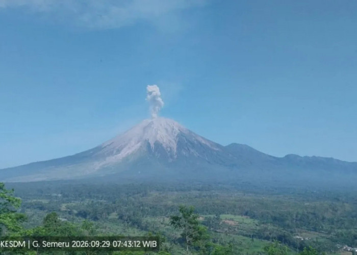 BPBD Lumajang Imbau Warga Tak Panik Dengar Dentuman Gunung Semeru