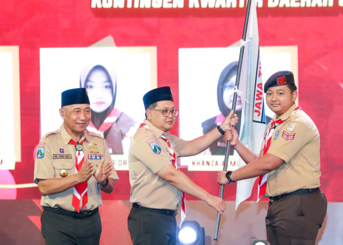 Pj Gubernur Apresiasi Peran Kwarda Pramuka Jatim Bantu Tekan Kemiskinan 