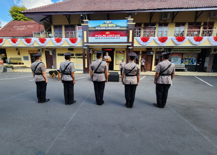 Empat Perwira Dimutasi, Ini Pesan Kapolres Lumajang