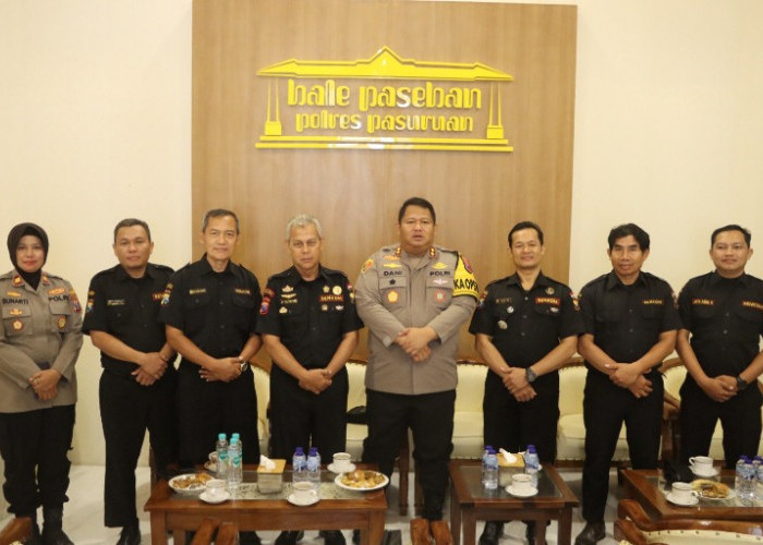 Kapolres Pasuruan Audiensi dengan Senkom Bahas Penguatan Kamtibmas