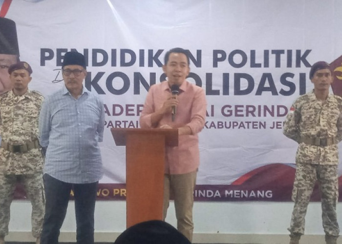 Partai Gerindra Jember Rapatkan Barisan Serukan Kawal Program Pemerintah Pusat Hingga Daerah