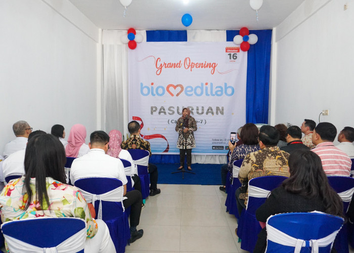 Pjs Walikota Pasuruan Resmikan Klinik Pratama Biomedilab, Dorong Peningkatan Layanan Kesehatan