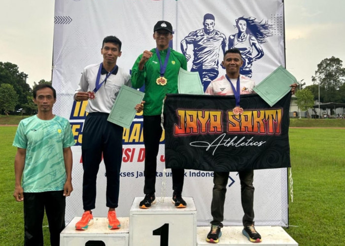 Juara Pertama Kejurnas Atletik DKI Jakarta, Anggota Polsek Solokuro Harumkan Nama Polres Lamongan