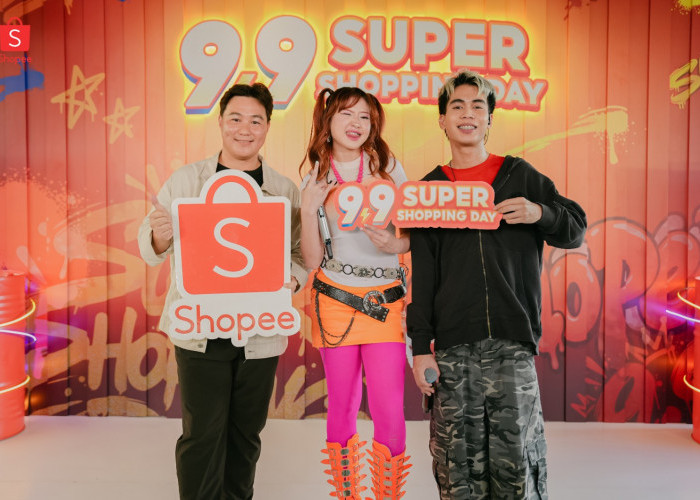 Intip Gaya Centyl Naykilla, dari Face Sticker hingga Statement Belt di Shopee 9.9