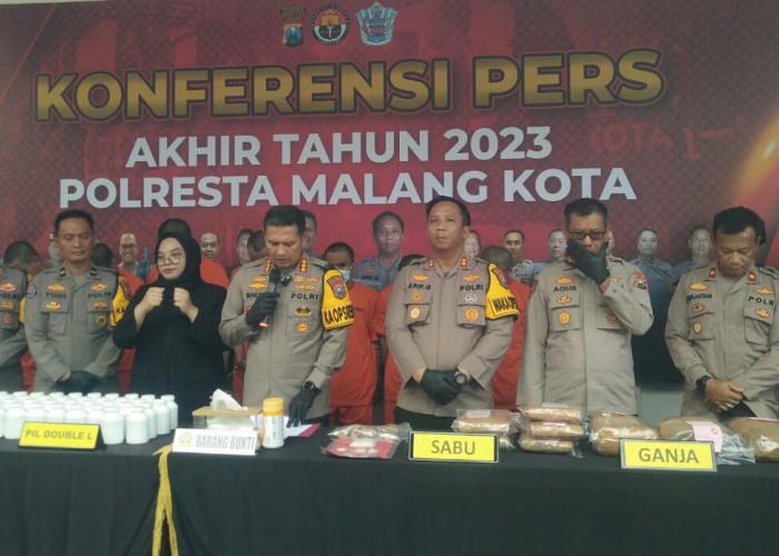 Kapolresta Malang Kota: 4 Kasus Menonjol Tahun 2023, Tuntas