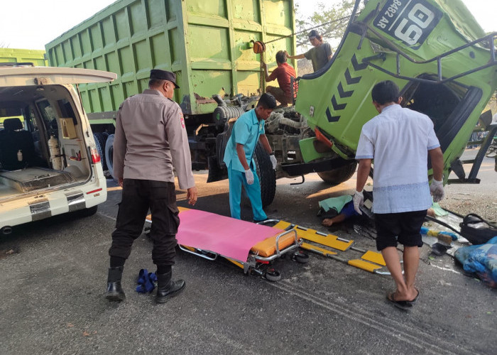 Sehari, Dua Kecelakaan Maut Terjadi di Bungah Gresik, Pengendara Motor dan Sopir Truk Tewas