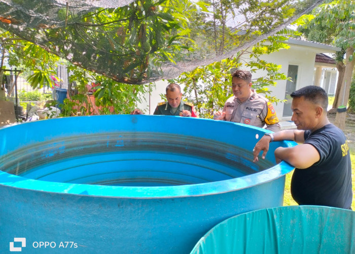 Kolaborasi TNI-Polri Masifkan Ketahanan Pangan Desa Wedi Gedangan