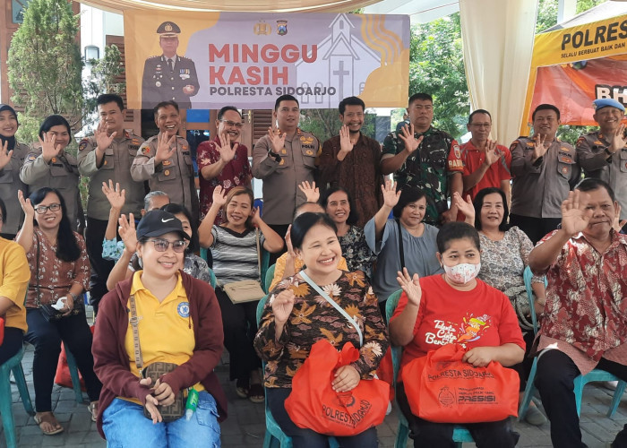 Bakti Kesehatan di Wonomlati, Pemdes Apresiasi Polresta Sidoarjo