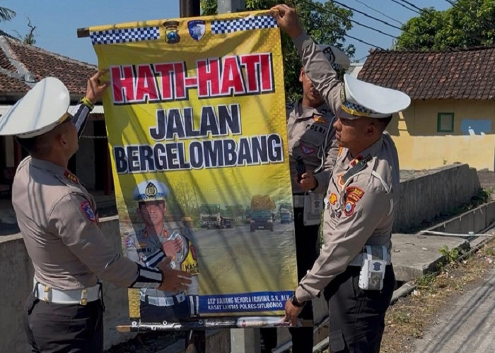 Satlantas Polres Situbondo Mitigasi Titik Rawan Kecelakaan di Jalur Pantura
