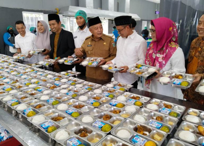 Bupati Sanusi Launching SPPG Yayasan Hasyim Asy'ari Gondanglegi