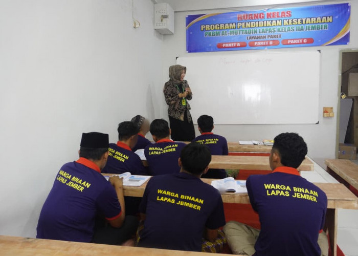 Warga Binaan Rajut Masa Depan Lewat Pendidikan Kesetaraan di Balik Jeruji Lapas Jember