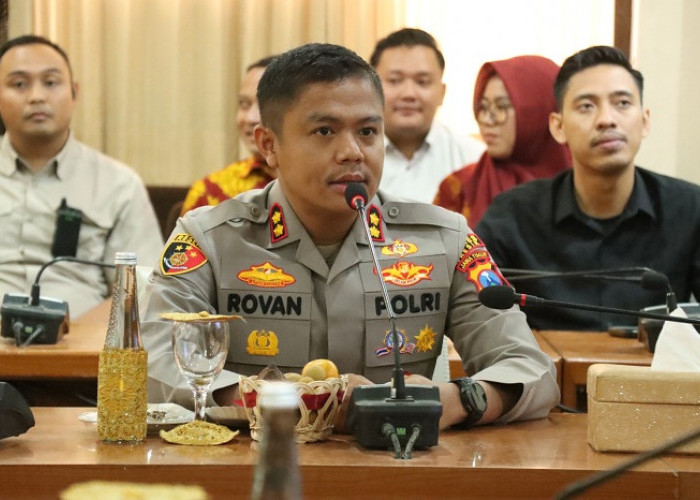 Kapolres Gresik AKBP Rovan Silaturahmi Bersama Forkopimda Jaga Kamtibmas di Kabupaten Gresik