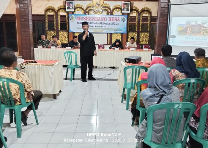 Musrenbangdes Plandaan, Kades Fauzi: DD Turun Drastis Semua Kegiatan Disesuaikan Anggaran