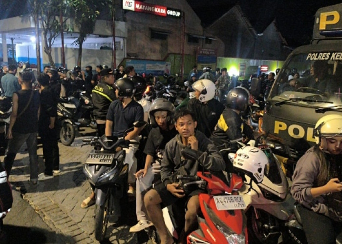 Kabag Ops Polres Kediri Kota Kawal Pesilat PSHT Hingga Fajar, Wilayah Tetap Aman