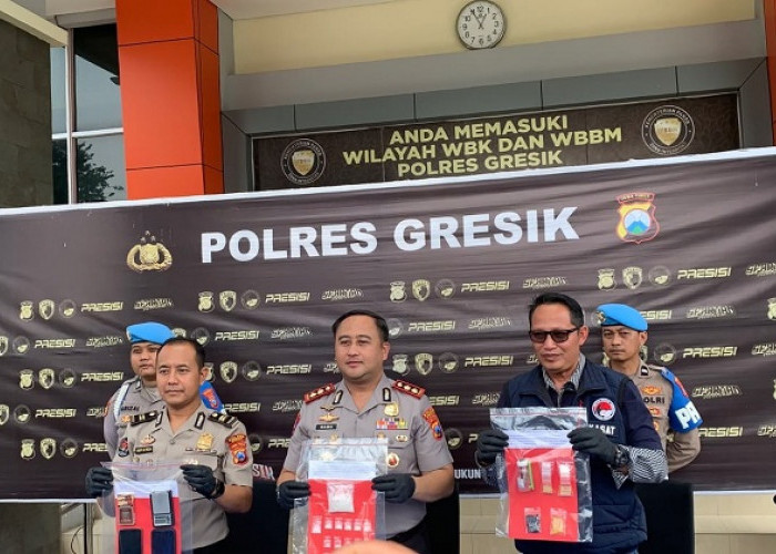 Polres Gresik Ungkap 95 Kasus Narkotika hingga Juli 2026, 140 Tersangka Dijebloskan di Penjara