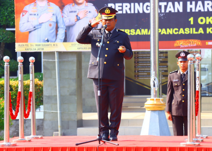 Hari Kesaktian Pancasila, Polres Gresik Siap Hadapi Tahapan Pilkada Serentak 2024