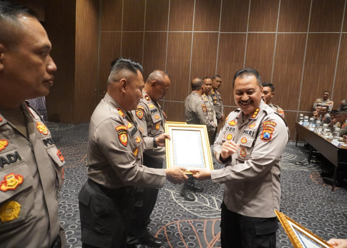 Polres Gresik Raih Juara 2 Pelaksanaan Giat Patroli Harkamtibmas, Terbanyak pada Anev Samapta Polda Jatim