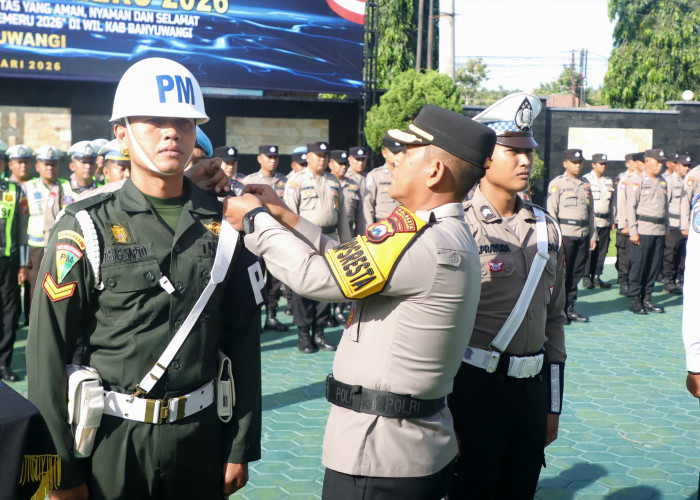 Polresta Banyuwangi Gelar Apel Pasukan Operasi Keselamatan Semeru 2026