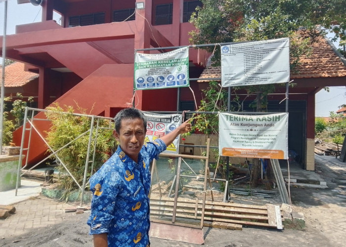 Komisi C DPRD dan Dindik Sidak Proyek Revitalisasi SDN Dinoyo Lamongan Rp 762 Juta