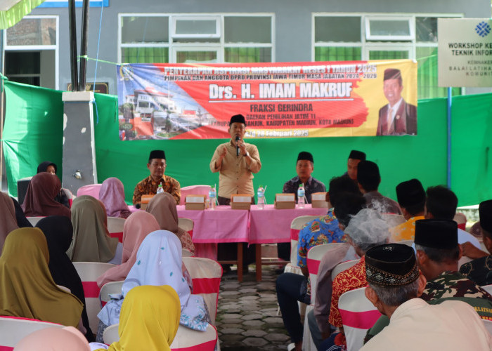 Reses di Ngluyu, DPRD Jatim Apresiasi Perbaikan Gedung Sekolah