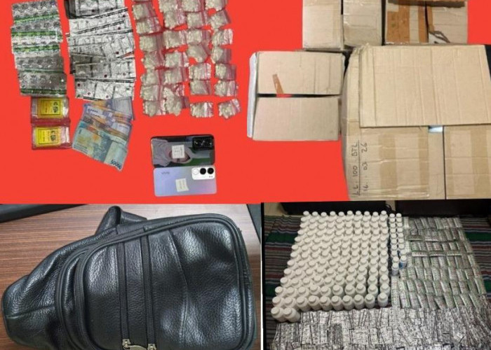 Polres Lamongan Sita Ribuan Butir Pil Dobel L, 2 Bandar Asal Aceh Binjai Diamankan